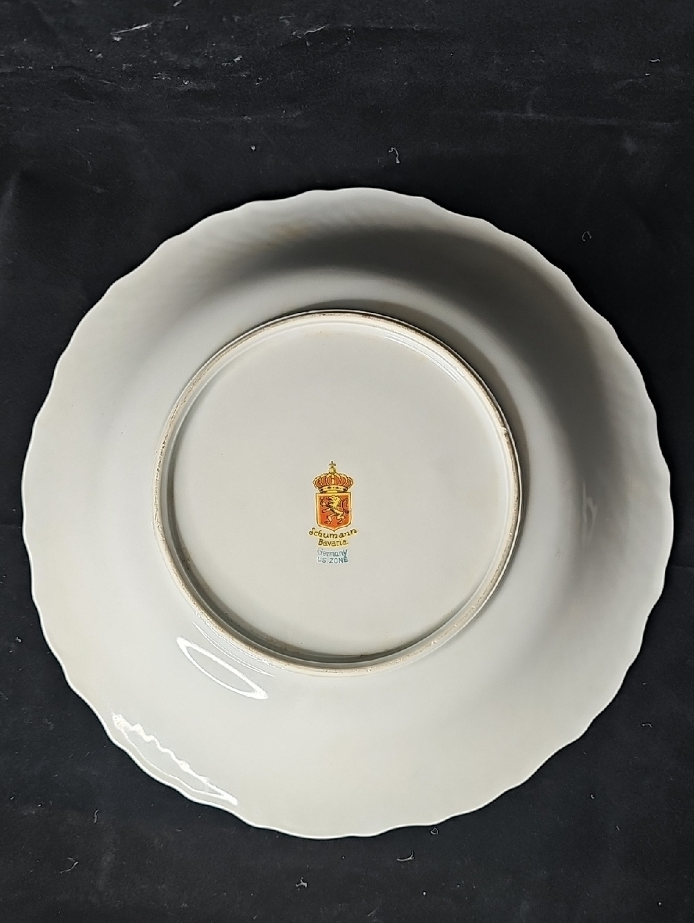 Vintage Schumann Bavaria Dresden Flowers Serving Dish - Picture 4 of 5